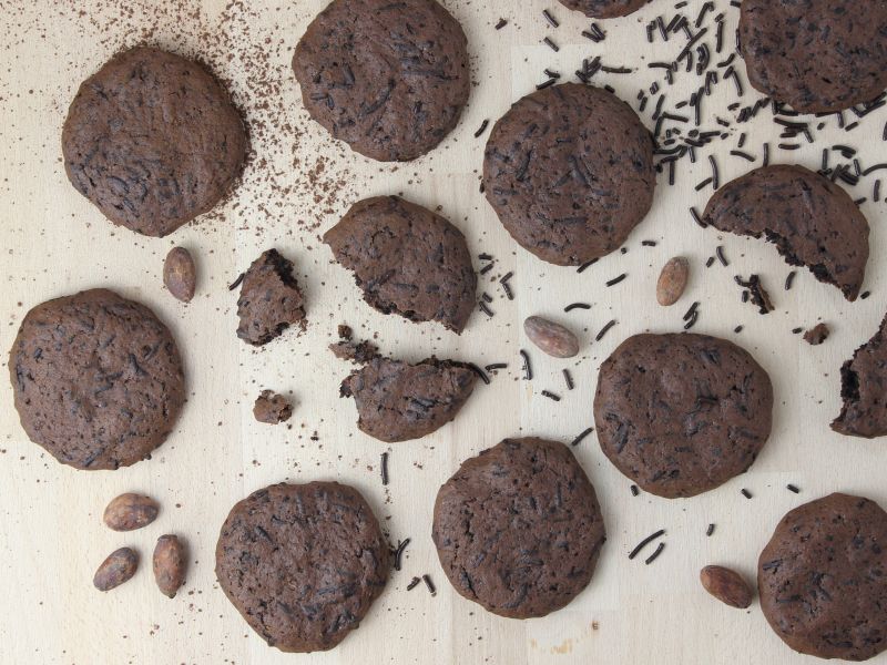 Vegane Schokocookies